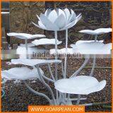 Stylish Fiberglass Flower Decoration Flower Artificial Lotus Flower thumbnail-1