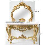 Reproduction Furniture Set Console Table With Mirror For Living Room Decoration thumbnail-6