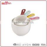 Very Cheap Gift Items Plain Colorful Ceramic Like Bowl With Handle, Cheap Houseware Items thumbnail-1