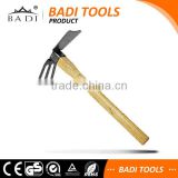 multifunction agriculture hoe with 3 prong /garden tools