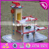 2017 New Products Children Parking Toy Small Wooden Toy Garage W04B047 thumbnail-6