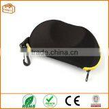 Fashion Portable Carabiner Eye Glasses Sunglasses Hard Case Protector Box (Yellow) thumbnail-2