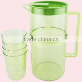 2.2L Plastic Water Pitcher With 4 Cups thumbnail-4