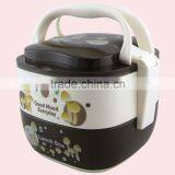 Double Layers Portable Square Plastic Bento Lunch Box thumbnail-6