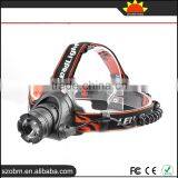 Wholesale High Quality XQ50 T6 LED 2000Lm Waterproof Rechargeable LED Headlamp With 18650 Battery ,charger thumbnail-2