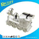 Manufacturer Exquisite Die Casting Zinc Alloy Eco-friendly Train Shape Coin Bank thumbnail-3
