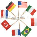 Small Paper Flag Cupcake Toppers thumbnail-1
