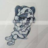 China Factory Direct Cheap Customed T-shirt Heat Transfer Printing Label thumbnail-3