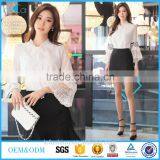 2017 Fashion 3/4 Sleeve Women Shirt thumbnail-1