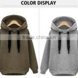 2017 NEW Style Top Trend Long Line Hoodie Fashion Sweatershirt thumbnail-2