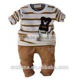 Fashionable Striple Long Sleeve ,boy's Cotton Blend Clothing Set thumbnail-3