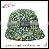 Customized Logo Leopard Print 5 Panel Hat thumbnail-1