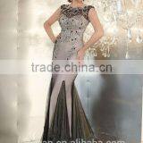 Black Beaded Halter Chiffon Inexpensive Mother of the Bride Outfits thumbnail-2