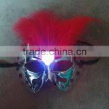 2014 Wholesale Feather Led Flashing Light Party Masks thumbnail-1