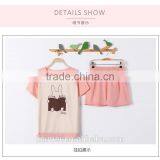 Latest Design High Quality Best Price Casual Cotton Pajamas for Girls thumbnail-2