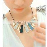 F20090N Newest Design Jewelry Necklace Irregular Pattern Leather Cord Necklace thumbnail-3