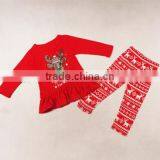 2015 New Winter Kid Girl Lovely Fallow Dear Long Sleeve Christmas Chidren Wear thumbnail-1