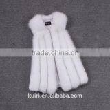 New 2016 Arrival Winter Warm Fashion Women Import Coat Fur Vest High-Grade Faux Fur Coat Fox Fur Long Vest thumbnail-2
