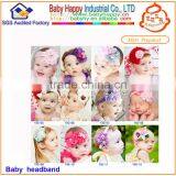 Fashion Flower Top Baby Headband thumbnail-1