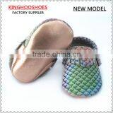 Durable Fringes Cute Soft Sole Shoes Baby Moccasins Leather thumbnail-1