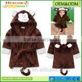 Cute Animal Model Kids Bathrobe Household Bath Robe Children's Coral Fleece Bathrobes thumbnail-1