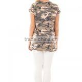 Clothes Women Top Printed Stars and Stripes T-shirts Cotton thumbnail-4