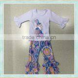 Toddler Easter Outfit 2017 Girls Boutique Remake Clothing Sets Spring Wholesale Children's Boutique Clothing thumbnail-2