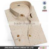 Latest Fashion Design Long Sleeve Baby Collar Printed Oxford Shirt thumbnail-1