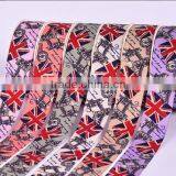 Hi-ana Ribbon 169 100 Yard British Flag Ribbon 25mm - Union Jack UK Ribbon - Grosgrain Ribbon 1" Wide thumbnail-1