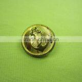 Fashion Garment Accessory Vintage Buttons ABS Eletroplating Anchor Button thumbnail-2