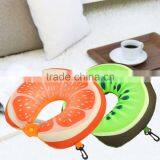 Soft U Shape Cushion Journey From Watermelon Kiwifruit Orange Fruit Cushions Tourism Neck AutoTravel Pillows thumbnail-1