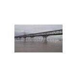 Simple Steel Structure Bridge / Steel Truss Bridge With Concrete Deck for Medium Spans thumbnail-1