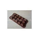 Food-grade Heart Silicone Chocolate Mould , 15Hole Non-stick Silicon Ice Mould thumbnail-1