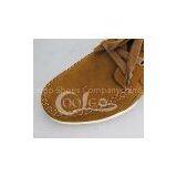 Topstitched Nubuck Leather Men Casual Shoes China thumbnail-2