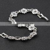 Turkish Jewelry Vintage Design Antique Multi Gemostone Sterling Silver Bracelets Bijouterie Resin Bracelets thumbnail-5