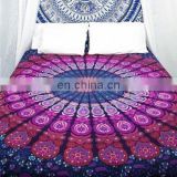 Queen Purple Mandala Tapestry Bohemian Bedspread Indian Hippie Wall Hanging