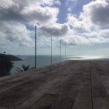 Aluminum U Channel Frameless Glass Railing Glass Balustrade thumbnail-3