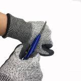 Anti Cut Level 5 13G HPPE Liner Nitrile Smooth Coated Cut Resistant Gloves With CE EN388 4544 thumbnail-1