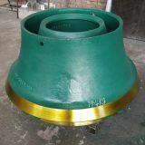 Casting Parts Bowl Liner Mantle of High Manganese Steel Suit Gp500s Metso Nordberg Cone Crusher thumbnail-1