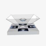 360 Degree Promotional Hologram Pyramid 3d Display Hologram Box 3d Hologram 120x120CM thumbnail-4