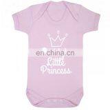 Pink Baby Romper Princess Kids Clothes Alphabet Print Design for Baby Girls Romper thumbnail-1