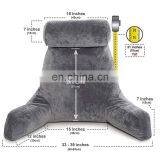 Reading Pillow, Includes 1 Extra Large Bed Rest TV Pillow With Shredded Memory Foam thumbnail-7