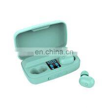 Наушники 2021, беспроводные, моно, акустические, с высококачественным звуком, наушники с LED-экраном и индикацией заряда thumbnail-4