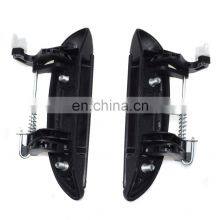 New 2Pcs Outside Door Handle Left & Right Side Black For 02-10 Nissan Platina thumbnail-4