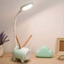 Led Cartoon Desk Lamp Eye Protection Rechargeable Night Light Home Touch Lamp