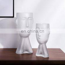 European Style Decorative Vases Transparent Glass Flower Tall For Weddings Decor Luxury thumbnail-2