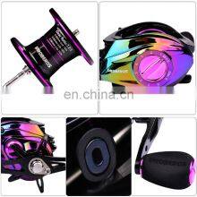 Metal Body 9+1BB Baitcaster Reel 8-10 kg Drag 7.2:1 Gear Bait Casting In Multicolor Baitcasting Fishing Reels Saltwater thumbnail-4