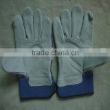 AB Grade Cow Split Leather Working Gloves, Leather Safety Gloves for Machenist thumbnail-2