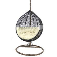 Indoor & Outdoor FurnitureStandalone PE Rattan Wicker Metal Hanging Egg Chair Hammock Swing Chair Gardern Furniture