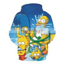 Custom All Over Full Printing Mens Hoodie Design Sweatshirt Pullover Sublimation Hoodie 3D Printed thumbnail-2